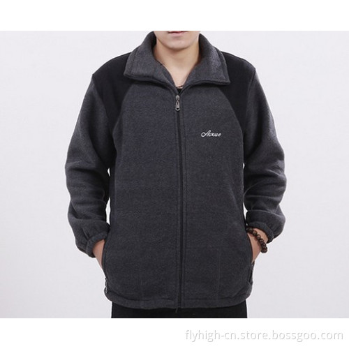 Promotional Customized Casual Men Polar Fleece Jacket